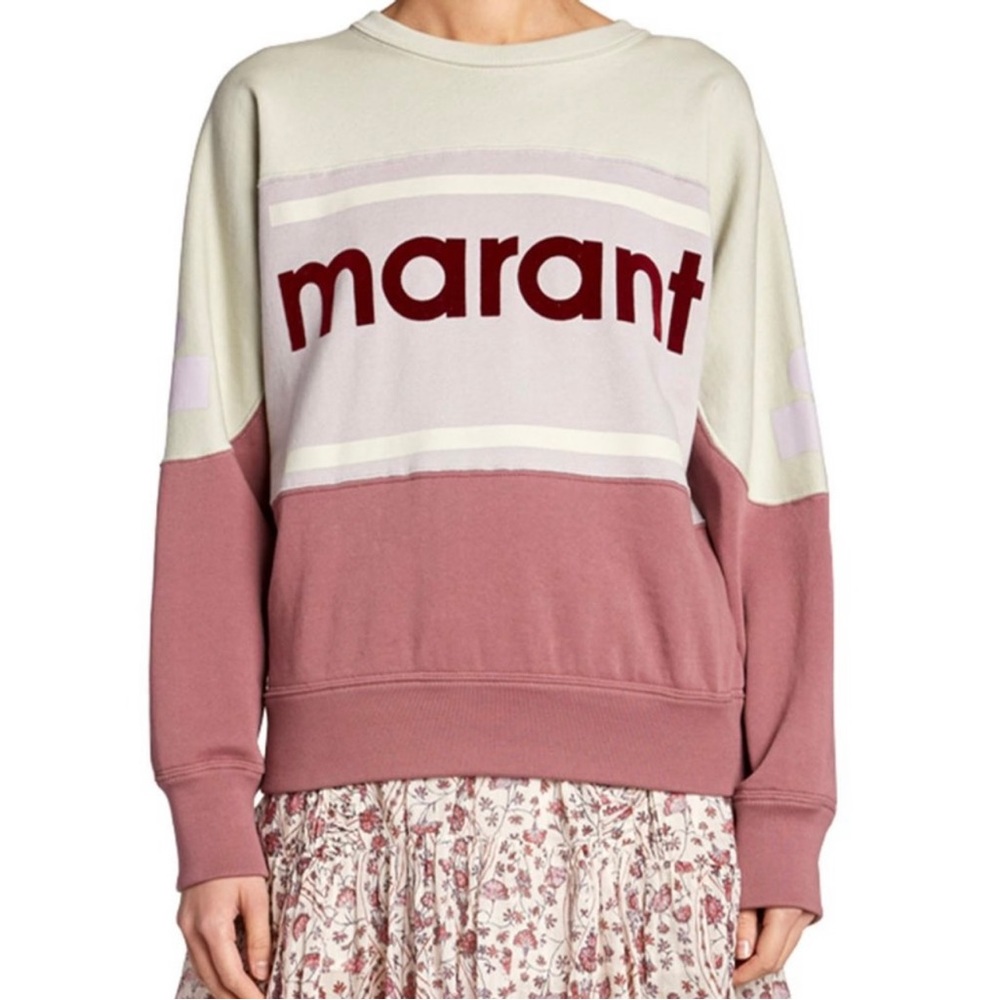 Toile Isabel Marant Logo Sweatshirt in Pink